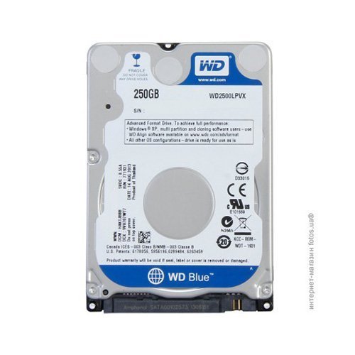 Hard Disk 2.5" WD Blue 250GB WD2500LPVX